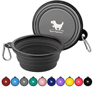 2-Pack Collapsible Pet Bowls for Travel